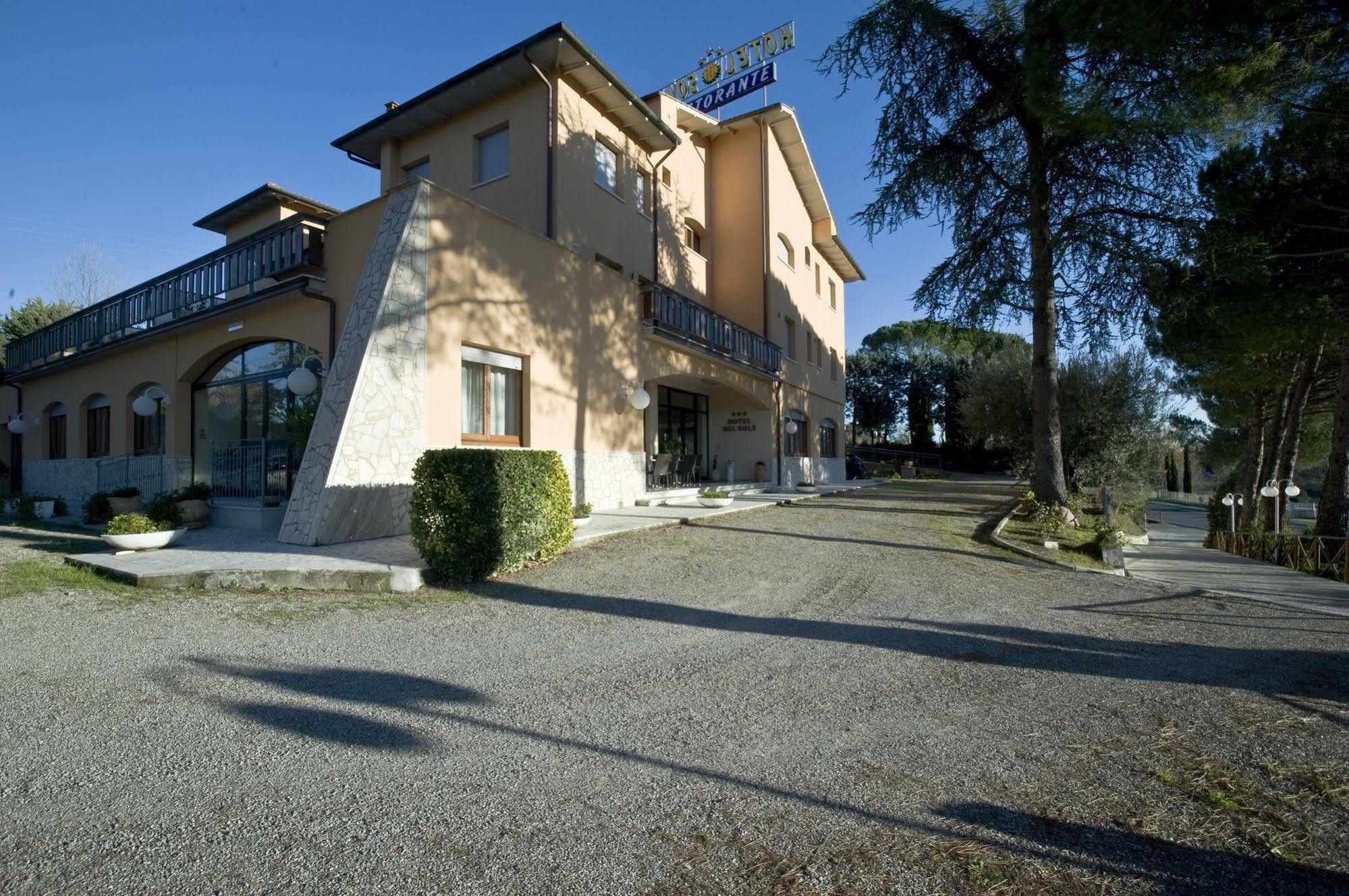 Villa Hotel Del Sole Chiusi Exterior foto